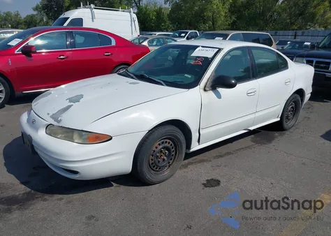 2002 Oldsmobile Alero Gl1 из США, поврежденный, VIN 1G3NL52F22C247419